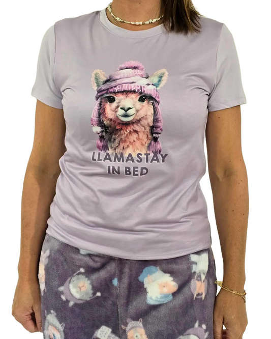 T-shirt de pyjama alpaga - Mandarine & Co.